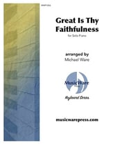 Great Is Thy Faithfulness piano sheet music cover